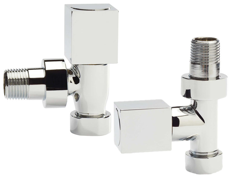 Click here to view and / or buy these Contemporary Square Radiator Valves